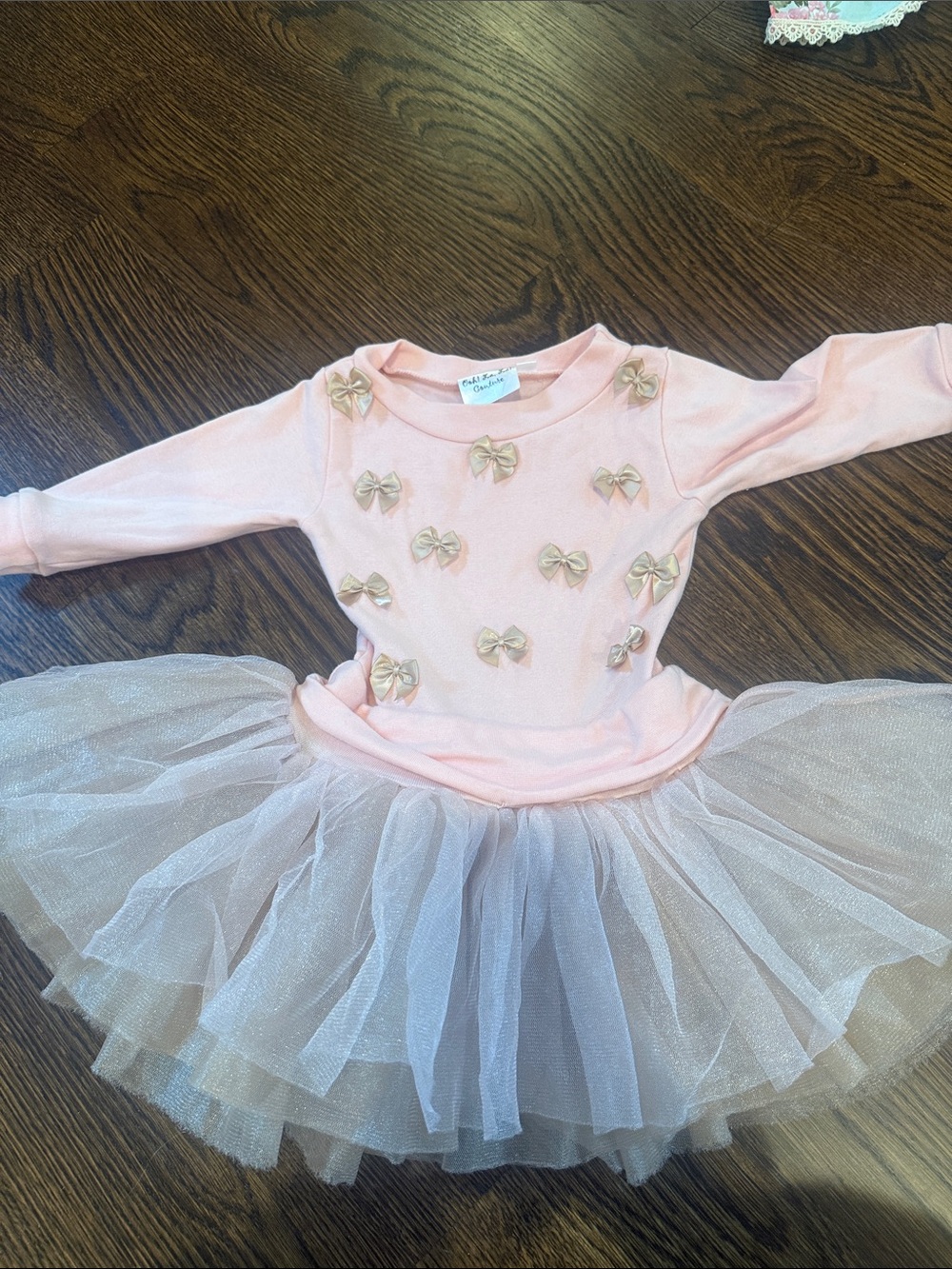 Ooh! La, La! Couture Pink Tulle Bow Ballet Dress